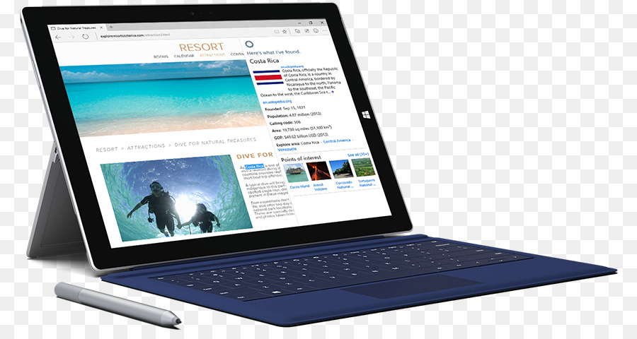 Surface Pro 3，Microsoft Corporation PNG