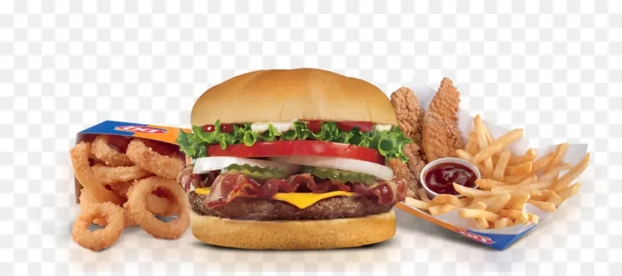 Hamburger，Frites PNG