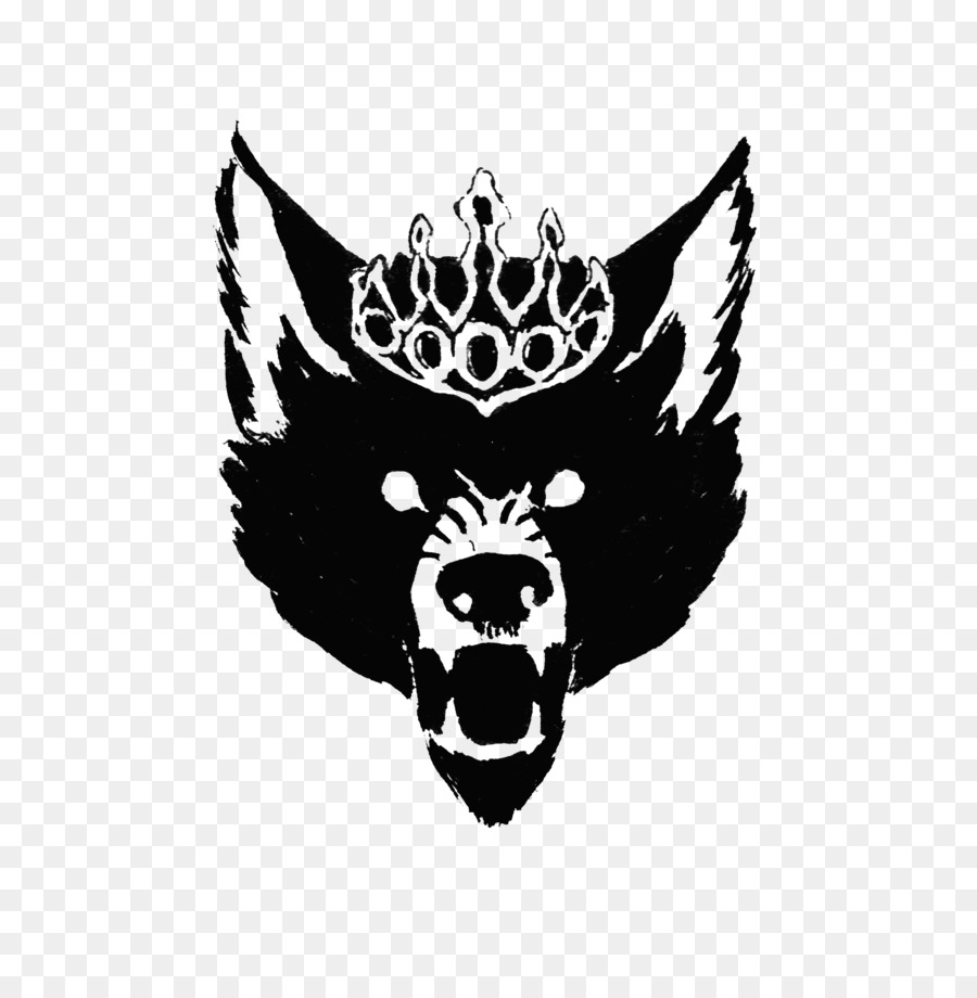 Loup Avec Couronne，Animal PNG