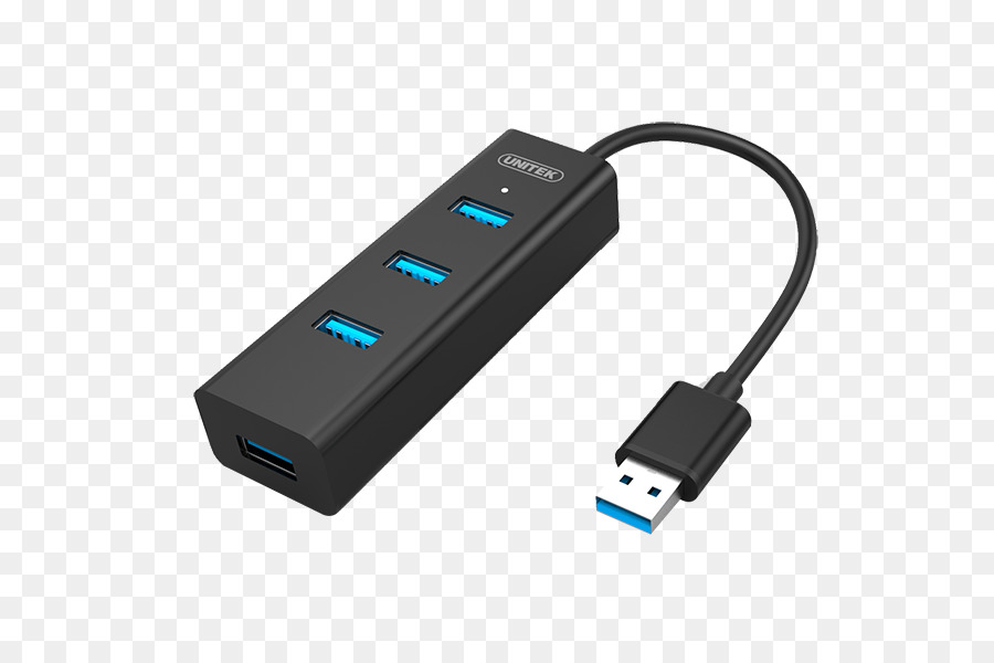 Concentrateur Usb，Noir PNG