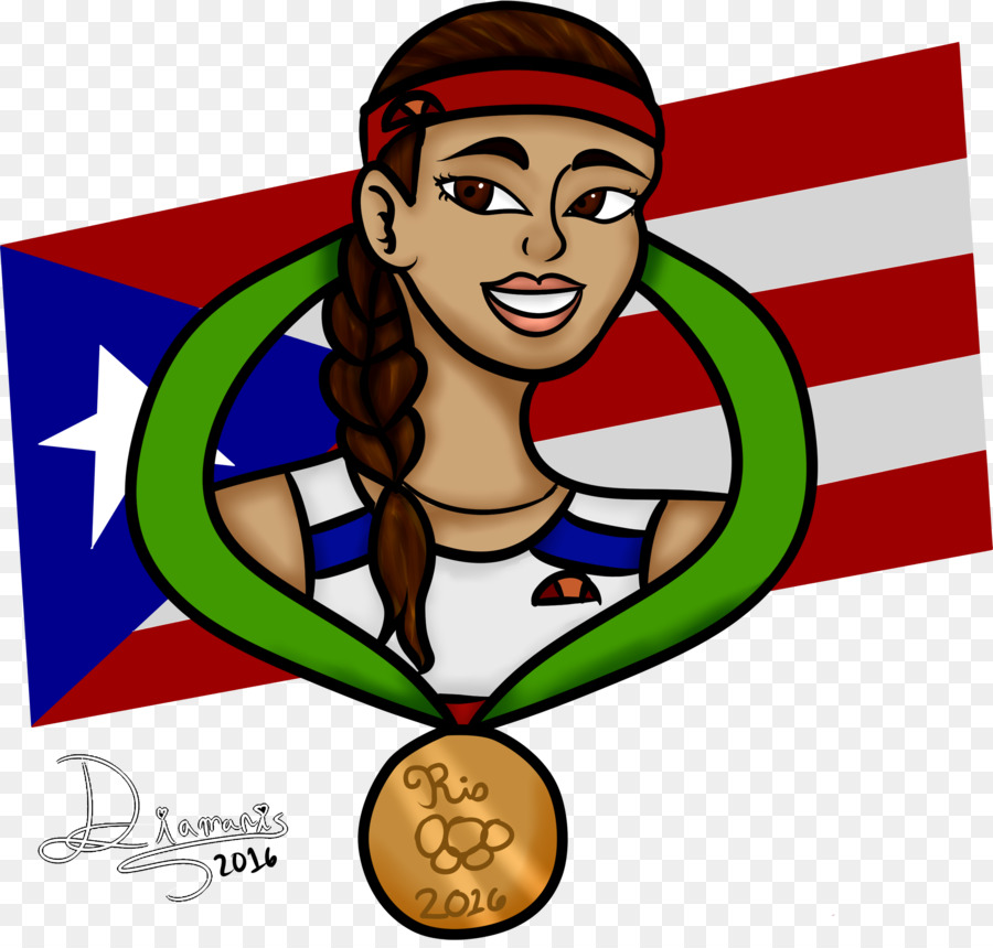 Monica Puig，Médaille D Or PNG