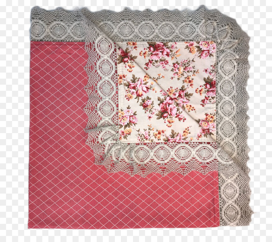 Serviette En Dentelle，Floral PNG