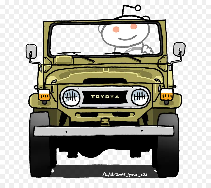 Voiture De Dessin Animé，Toyota PNG