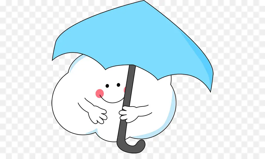 Nuage Avec Parapluie，Météo PNG