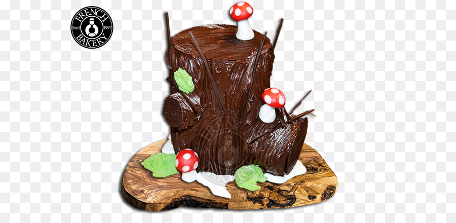 Gâteau Au Chocolat，Bûche De Noël PNG