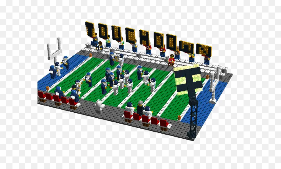 Terrain De Football En Lego，Football PNG