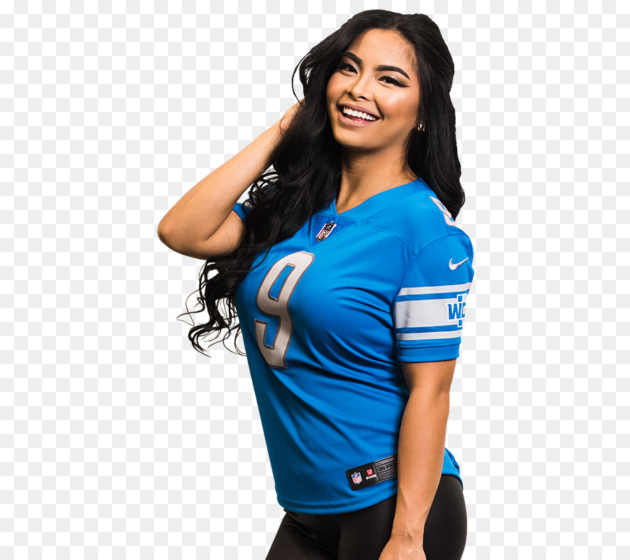 Femme En Maillot De Sport，Bleu PNG