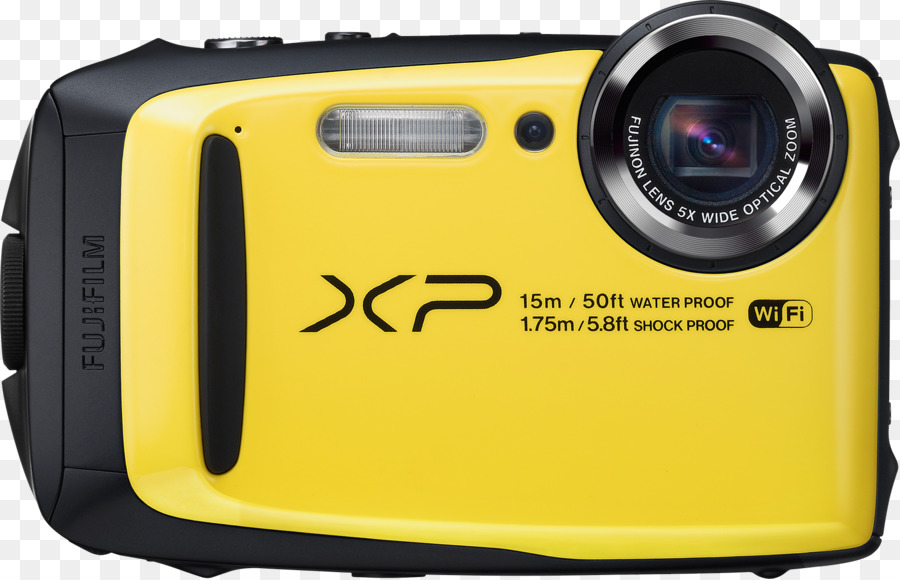 Fujifilm Finepix Xp120，Fujifilm Finepix Xp90 164 Mp Appareil Photo Numérique Compact 1080p Jaune PNG