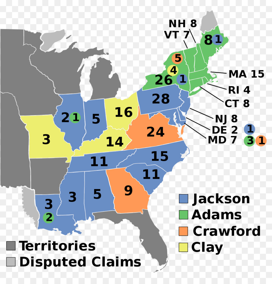 états Unis L élection Présidentielle De 1824，états Unis L élection Présidentielle De 1828 PNG