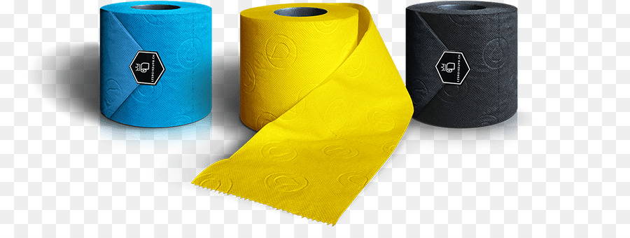 Papier Toilette Coloré，Bleu PNG