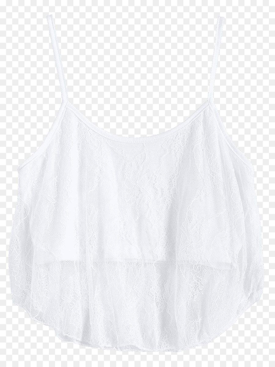 Haut En Dentelle Blanche，Dentelle PNG