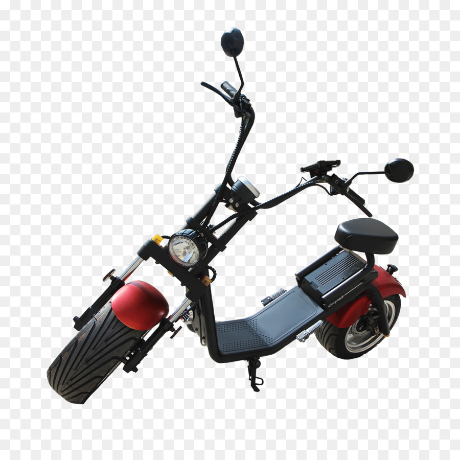 Scooter électrique Rouge，Électrique PNG