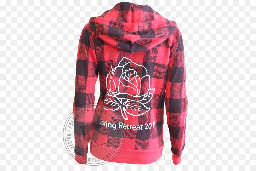 Sweatshirt à Capuche，Tartan PNG