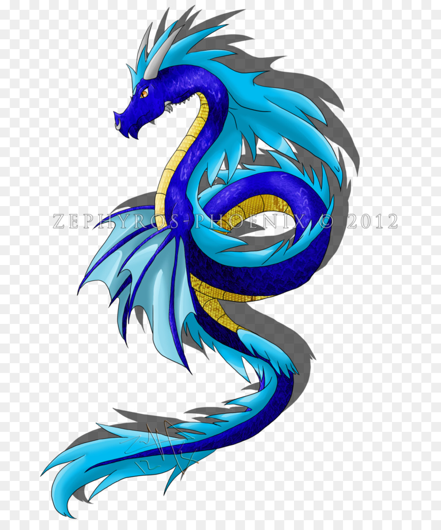 Dragon Bleu，Mythique PNG