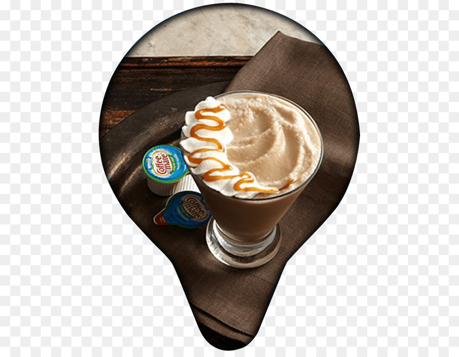 Cappuccino，Crème Glacée PNG