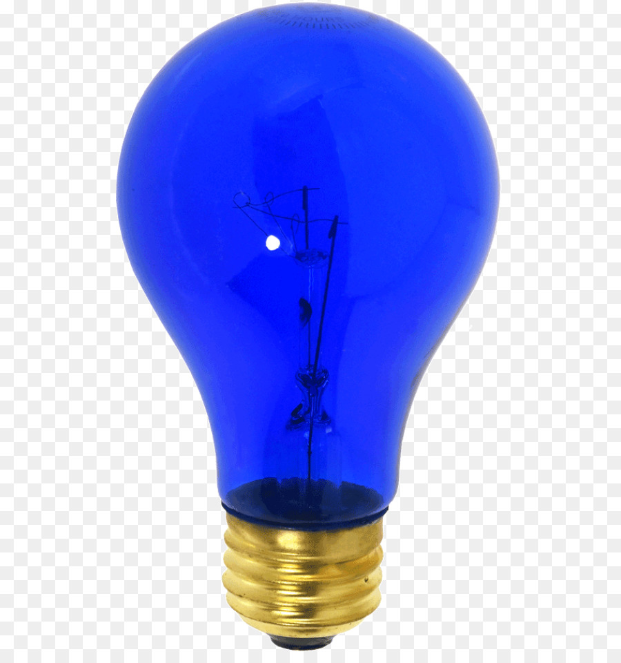 à Incandescence A19 Bleu Transparent，Bleu De Cobalt PNG