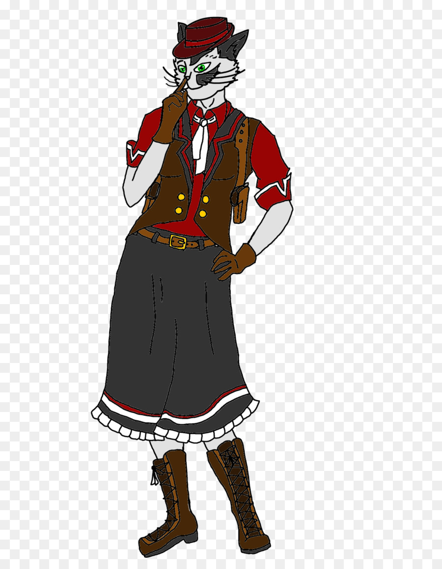 Costume，Coiffures PNG