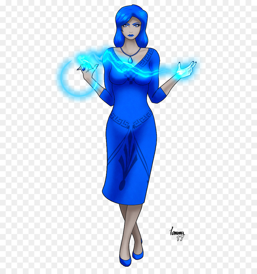 Costume，Bleu électrique PNG