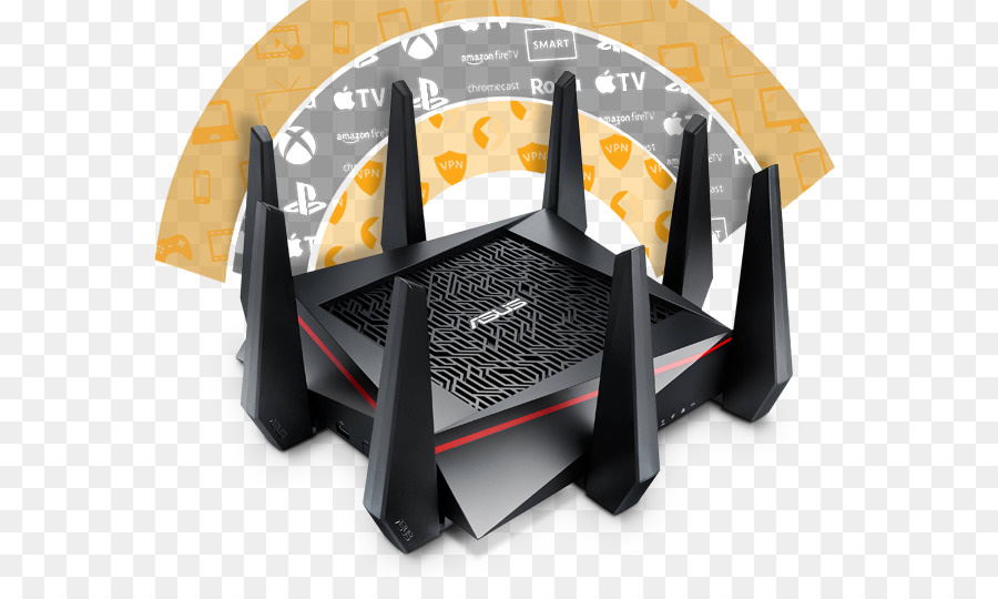 Wirelessac3100 Double Bande Gigabit Router Rtac88u，Asus Rtac5300 PNG