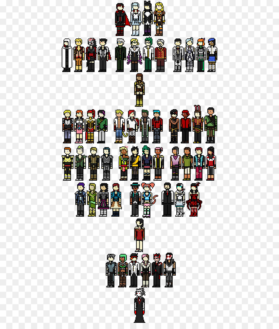 Personnages De Pixel Art，Pixels PNG