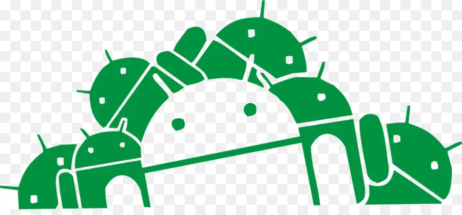 Logo Android，Vert PNG