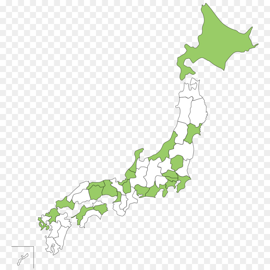Hokkaido，Carte PNG