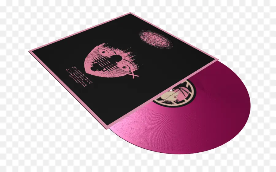 Disque Vinyle，Rose PNG