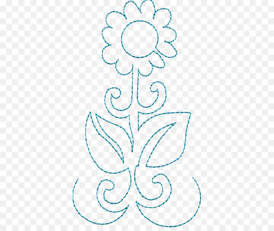 Broderie De Fleurs，Modèle PNG