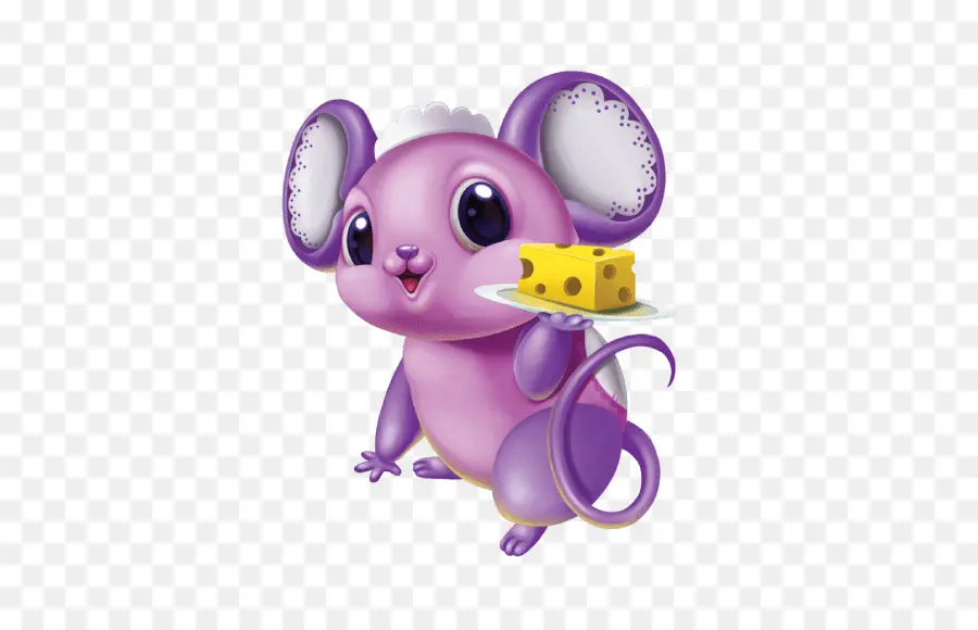 Souris Violette Au Fromage，Fromage PNG