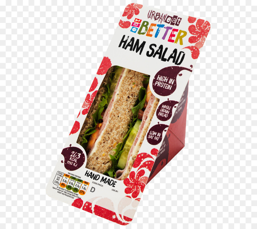 Sandwich，Salade Au Jambon PNG