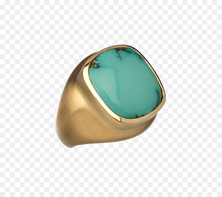 Bague Turquoise，Or PNG