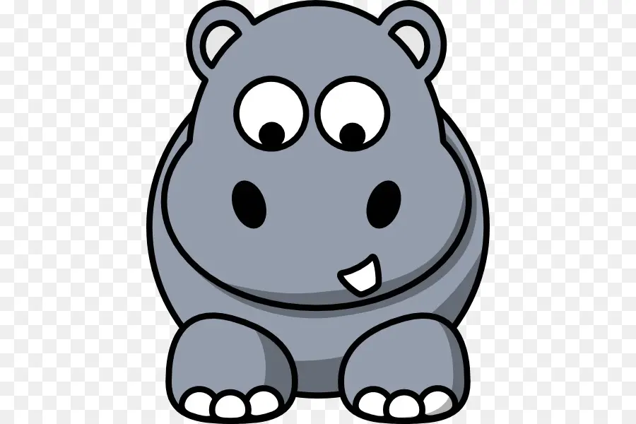 Hippopotame，Dessin PNG