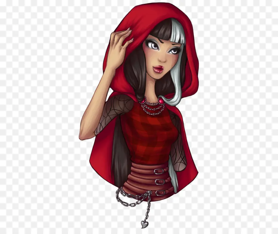 Fille Au Capuchon Rouge，Illustration PNG