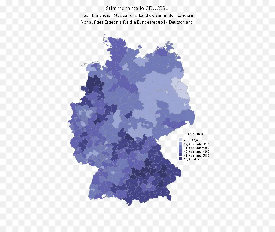 Carte électorale En Allemagne，élection PNG