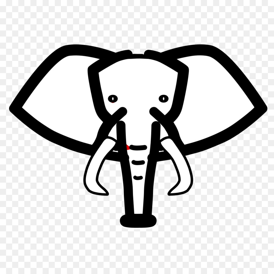 Dessin D'éléphant，Contour PNG