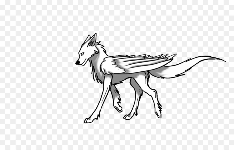 Croquis De Loup，Canin PNG