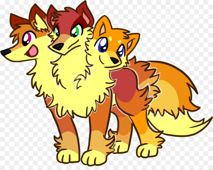 Loups De Dessin Animé，Animaux PNG