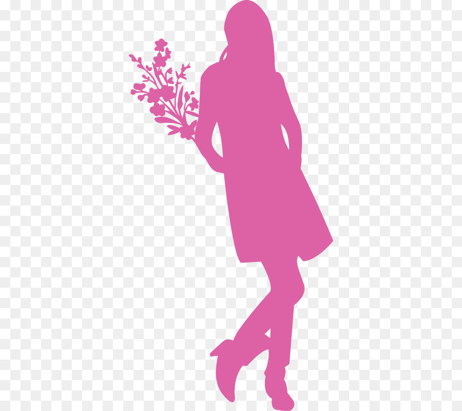 Silhouette，Art Floral PNG