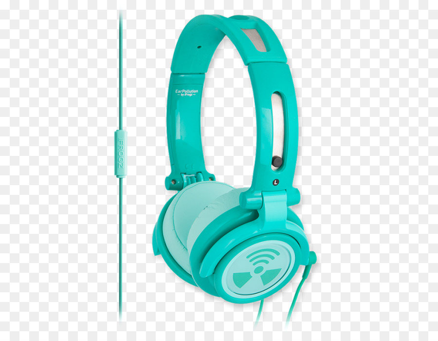 Casque Turquoise，Audio PNG