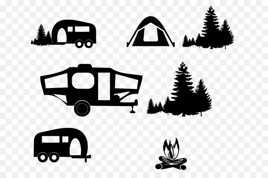 Camping，Tente PNG