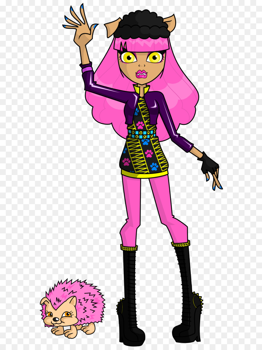 Monster High，Monster High Clawdeen Wolf Poupée PNG