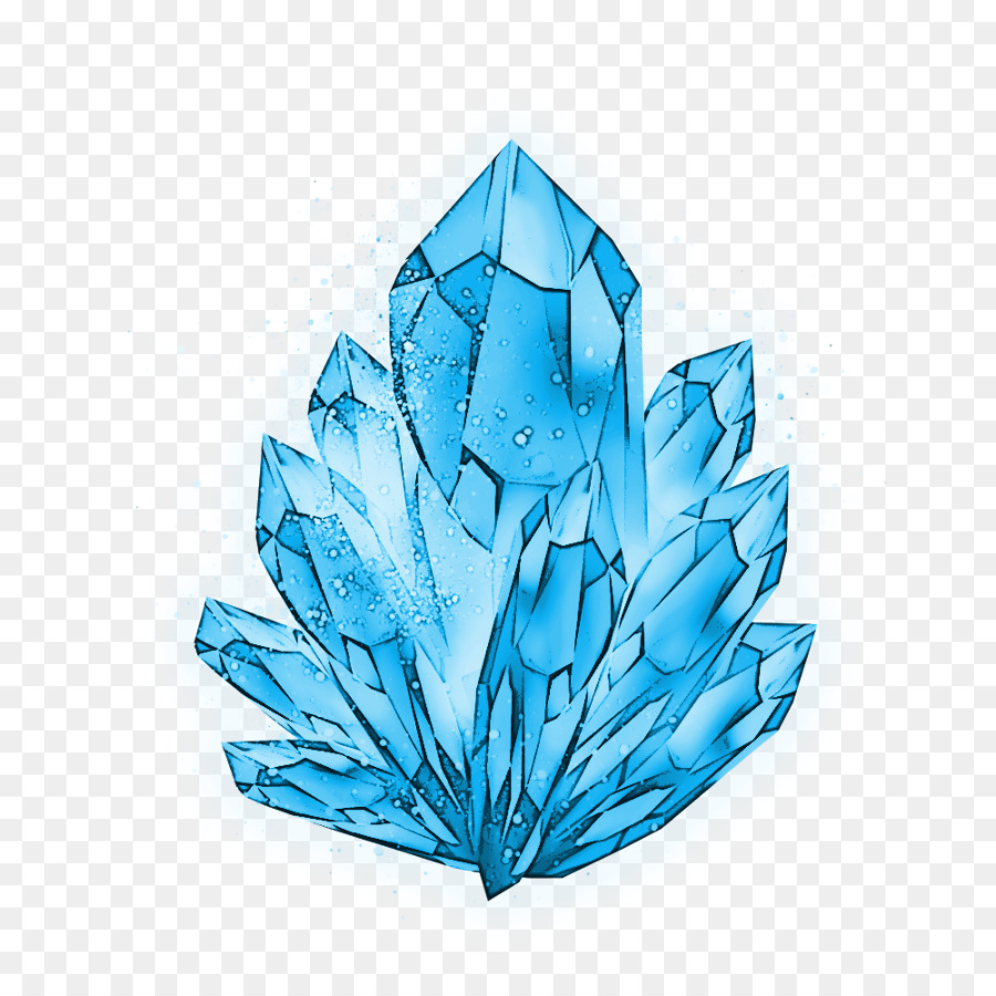 Cristal，Bleu PNG