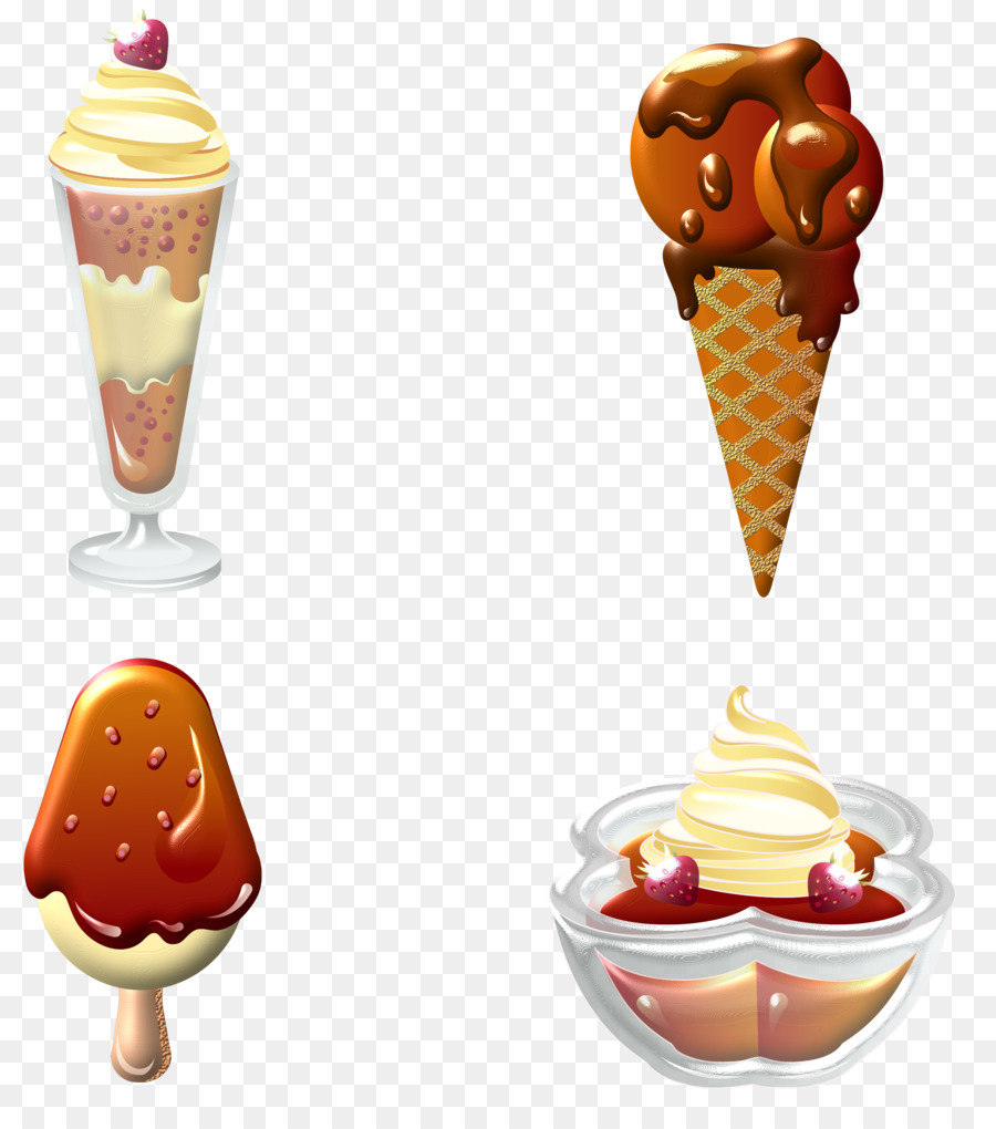 Sundae，Crème Glacée PNG