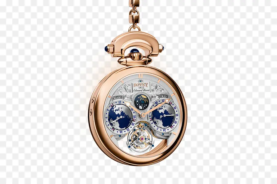 Montre De Poche De Luxe，Or PNG