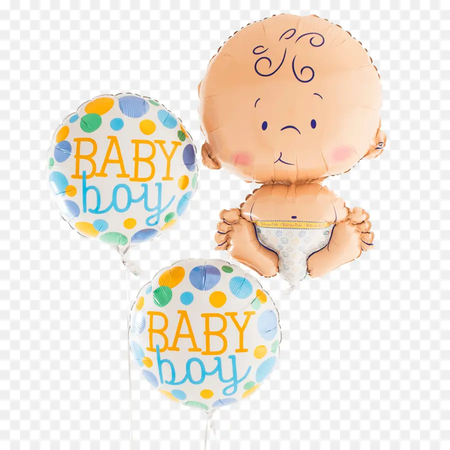 Ballons Bébé Garçon，Nouveau Né PNG