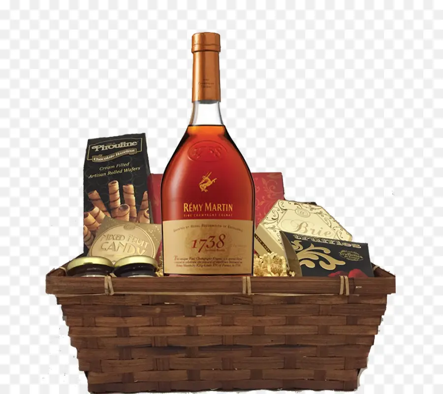 Panier Cadeau，Bouteille PNG