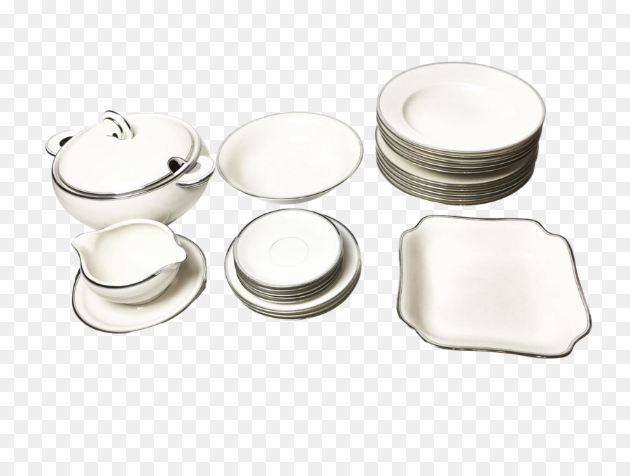 Service De Table Blanc，Assiettes PNG