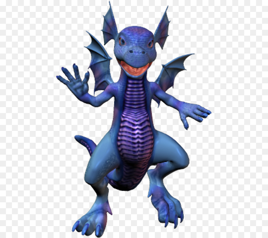 Dragon Bleu，Créature PNG