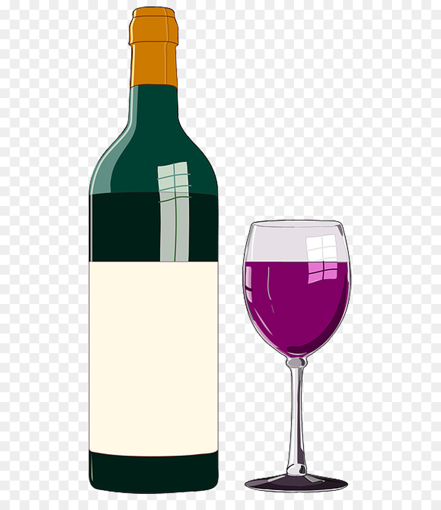 Bouteille De Vin，Verre PNG