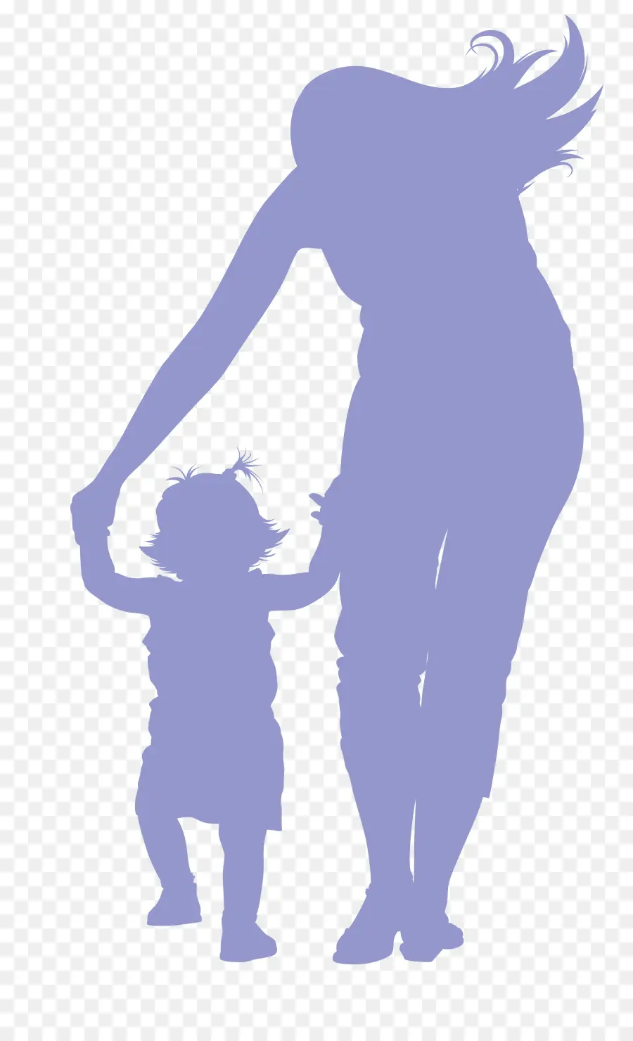 Silhouette，Mère PNG